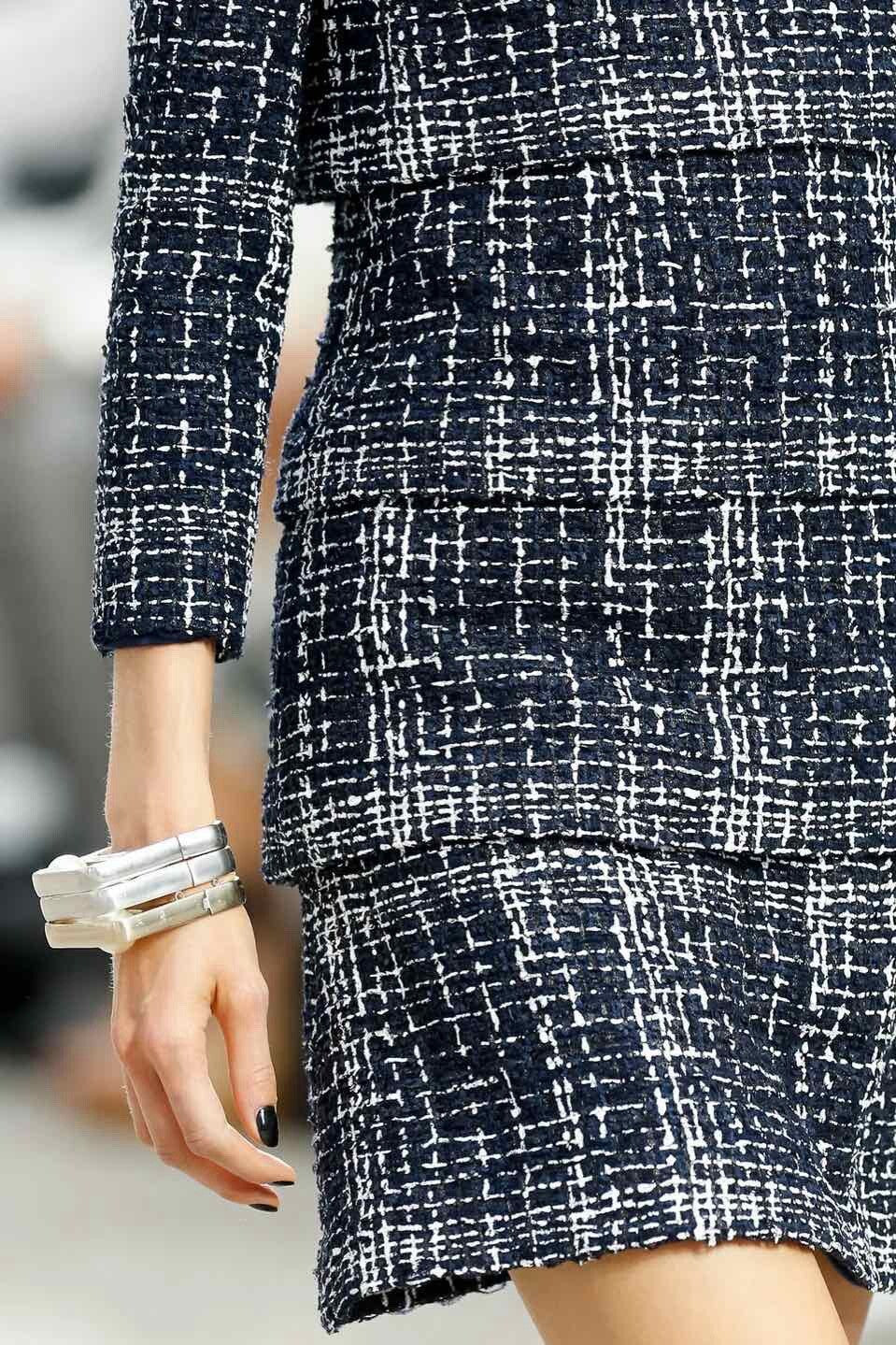 Chanel 7,2K$ Runway Tweed Dress  Sz.48