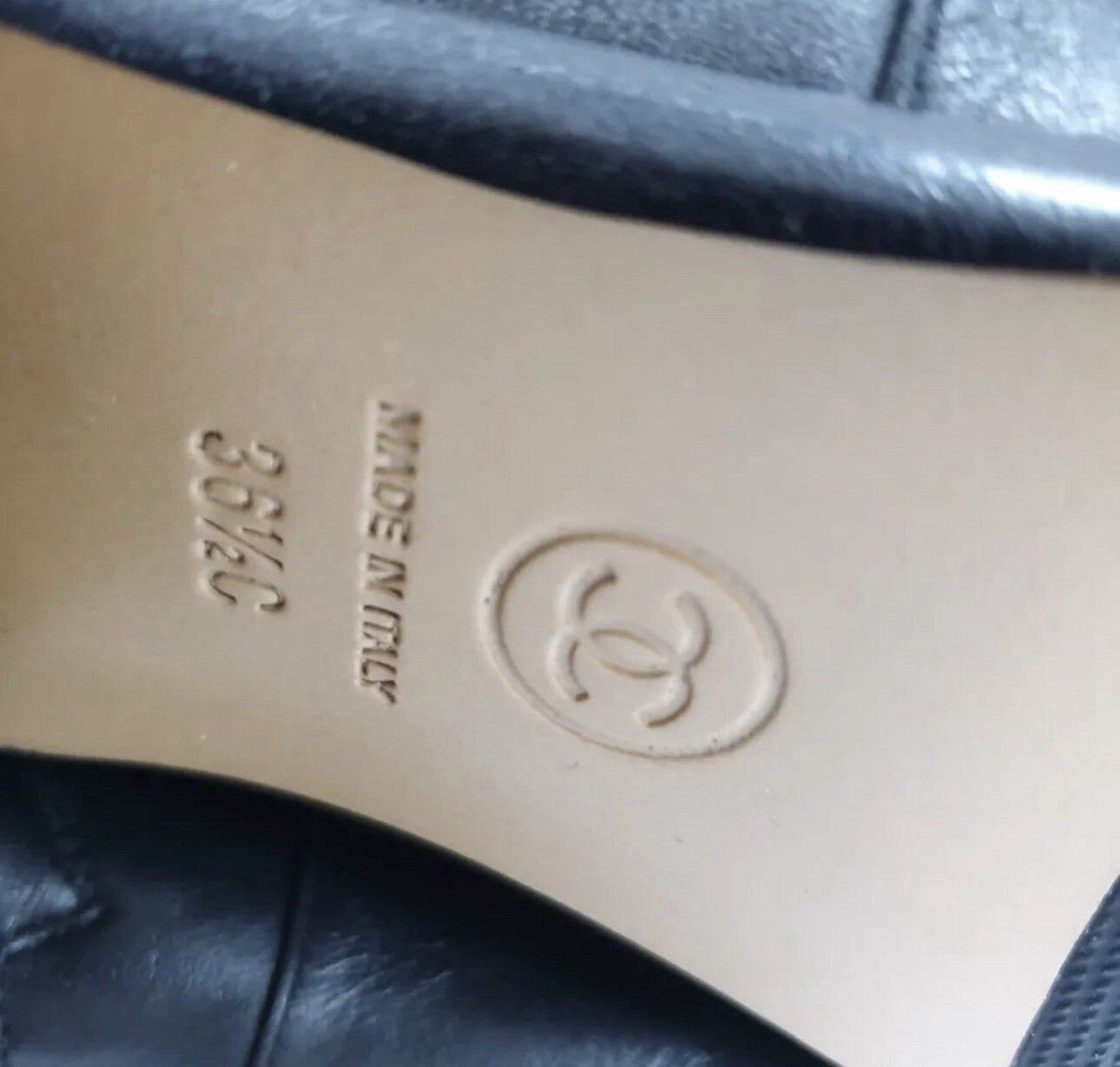 Chanel Black Leather Paris Dallas Metal Cap Toe Thigh High Boots/Bootie Sz. 36.5