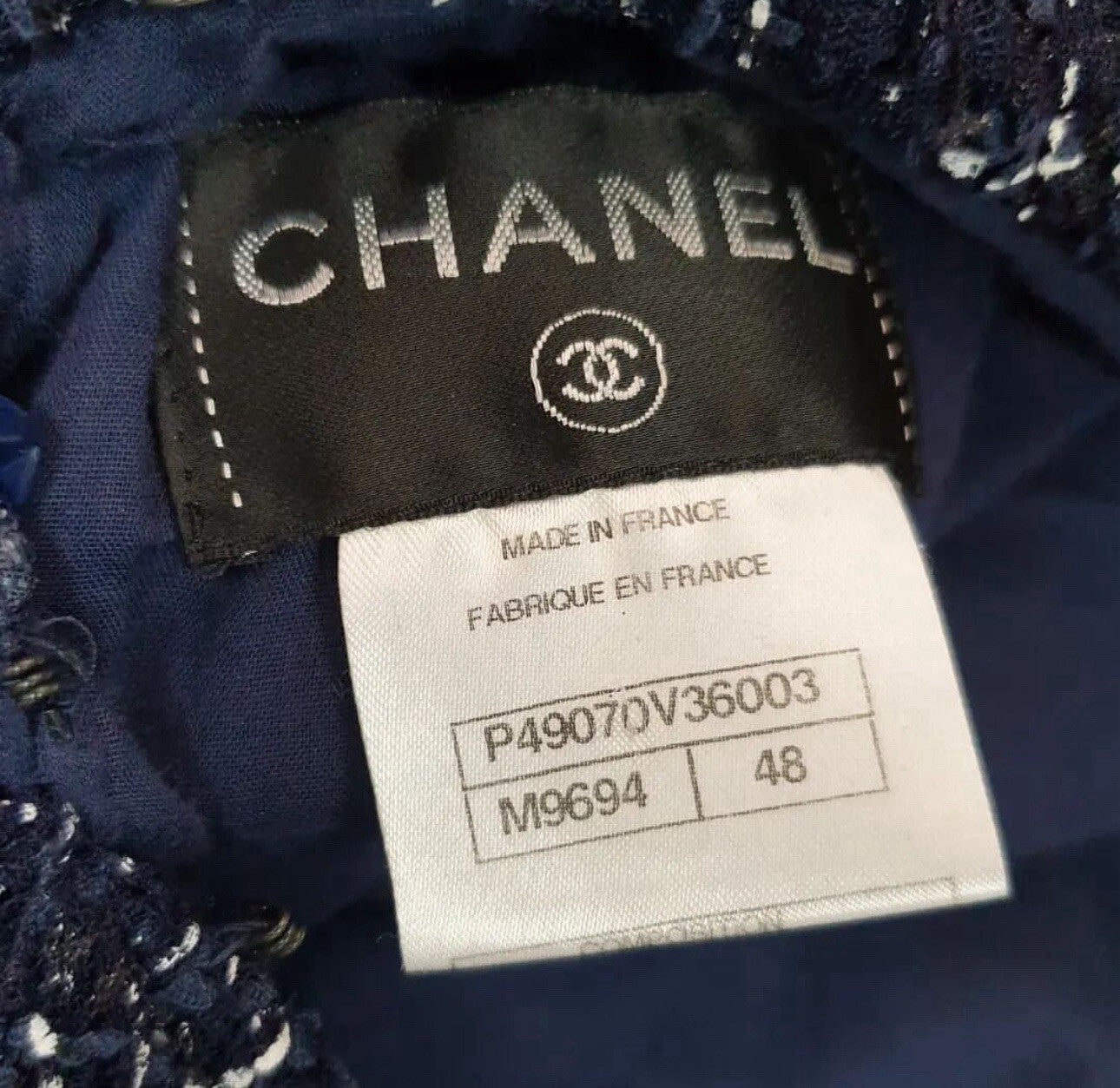 Chanel 7,2K$ Runway Tweed Dress  Sz.48