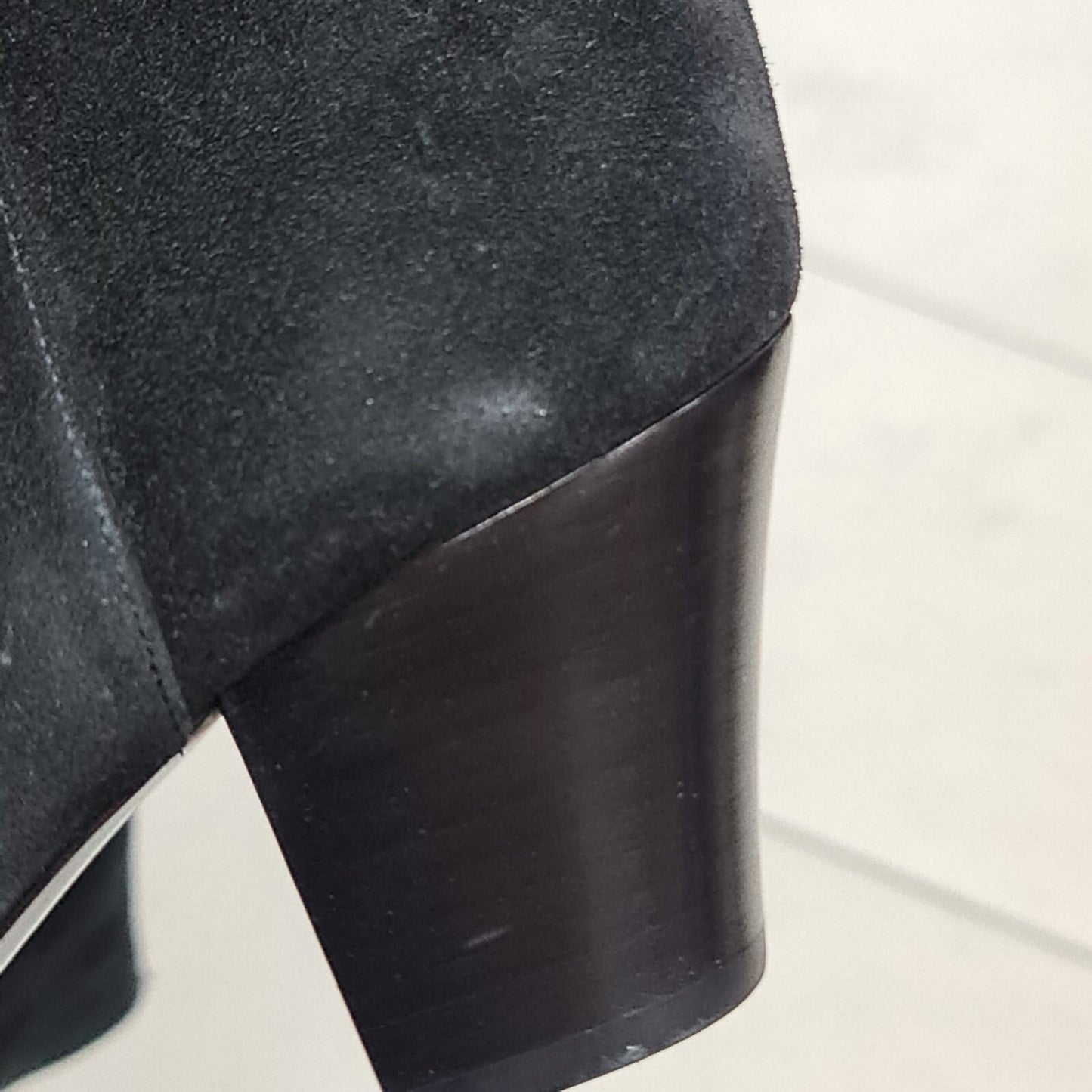 Saint Laurent Black Suede Boots Sz.38