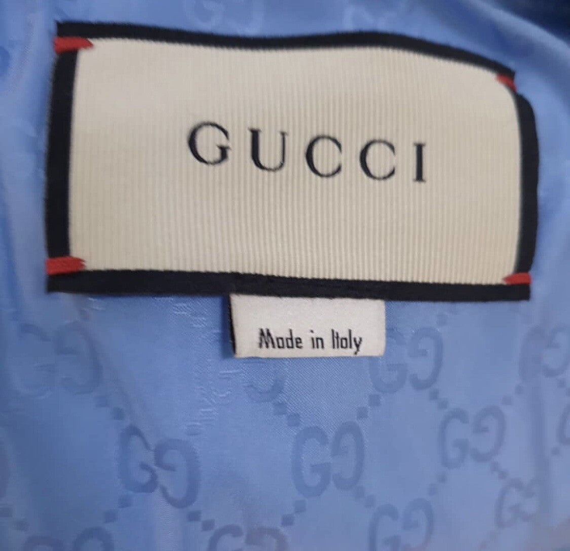 Gucci White Rose Collar Vest Puffer Jacket Sz.42