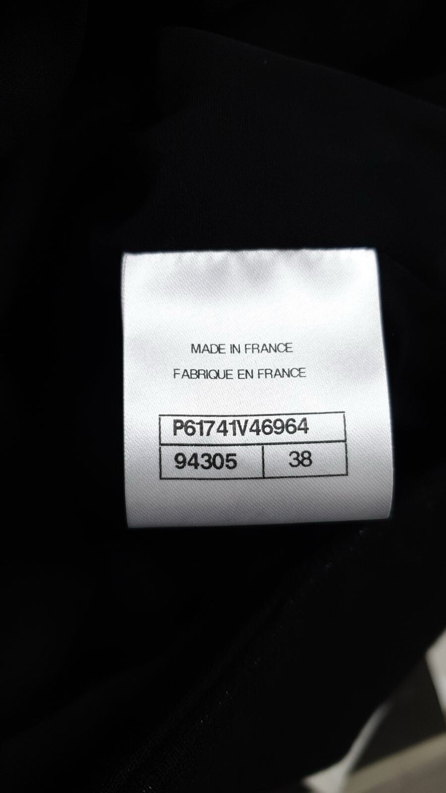 NWOT CHANEL 19A Black Wool Jacket Blazer  Sz.38