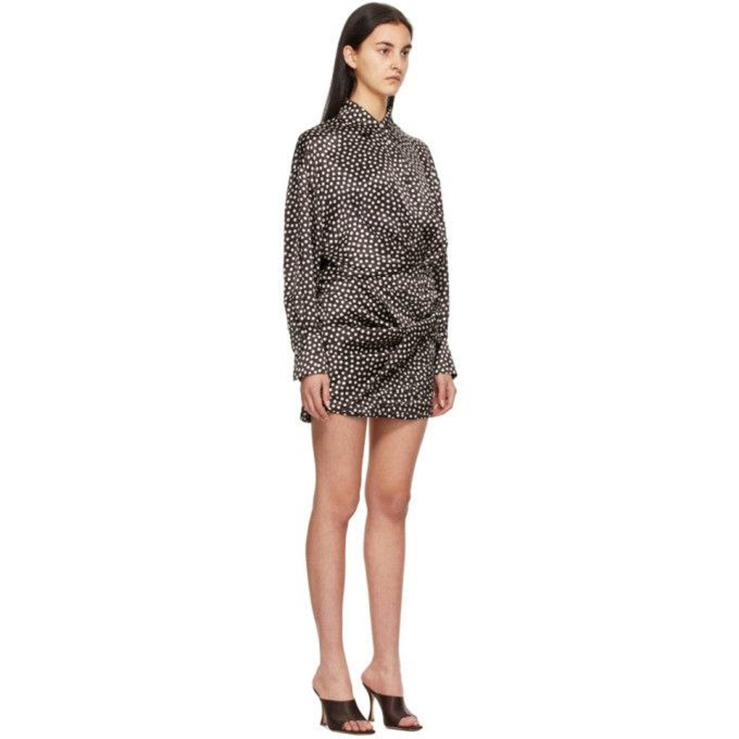 Magda Butrym Polka-Dot Silk Dress Sz.34 Pre-owned