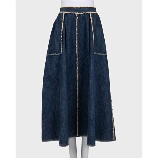 Christian Dior Denim Full Skirt - Size FR40 / L pre-owned