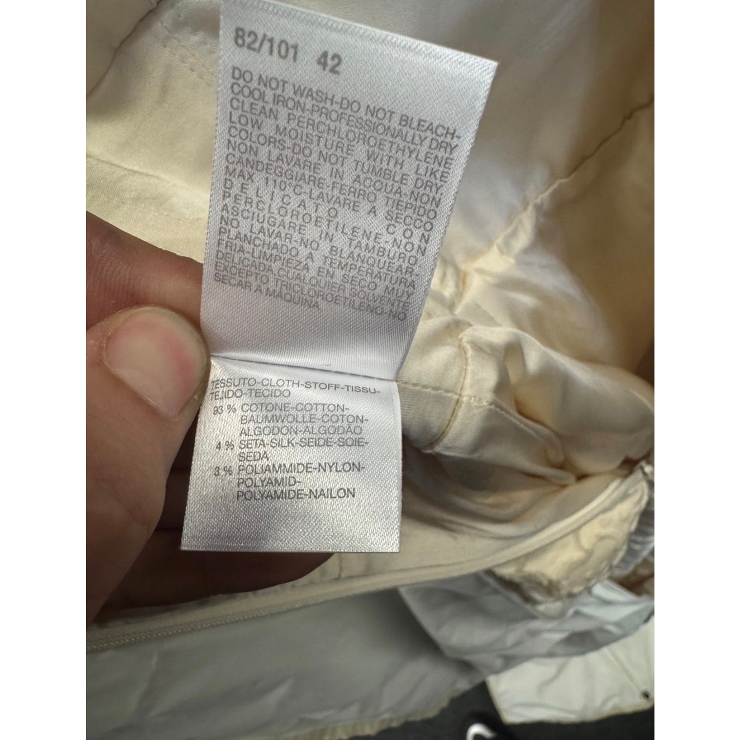 NWOT Max Mara Beige Wedding Dress - FR40/L pre-owned