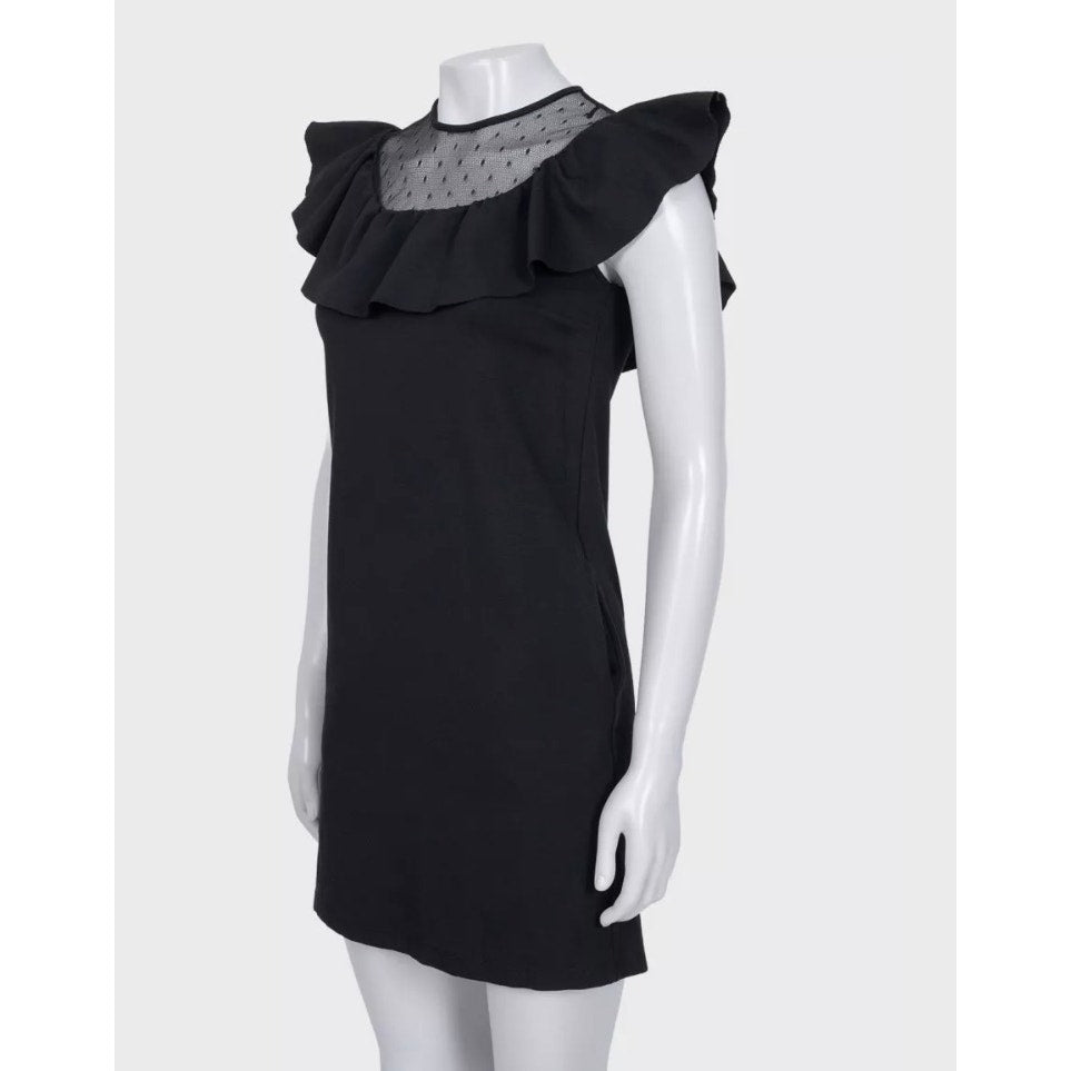 Red Valentino Black Fitted Dress Sz.XS pre-owned