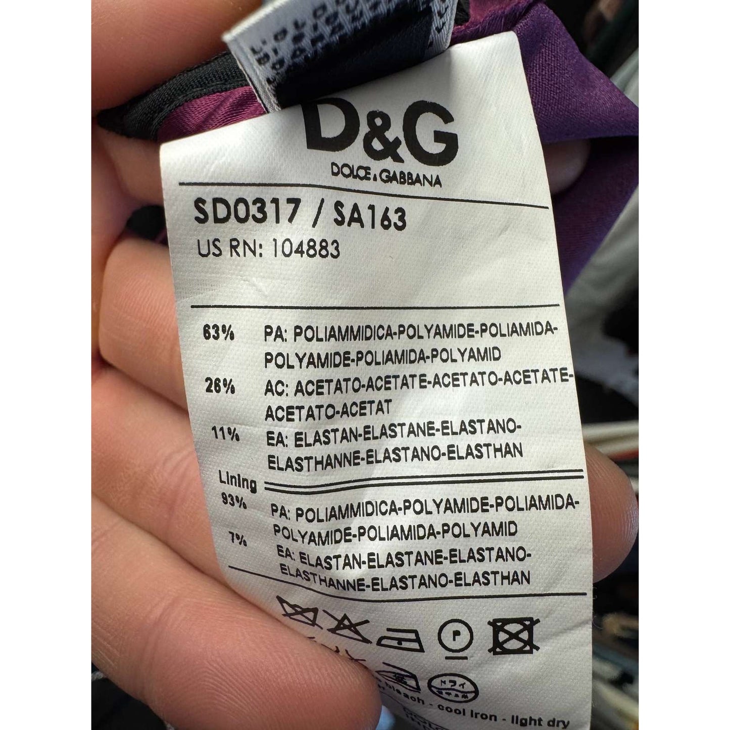 Dolce & Gabbana Purple Satin Sleeveless Dress Sz.40fr/L pre-owned