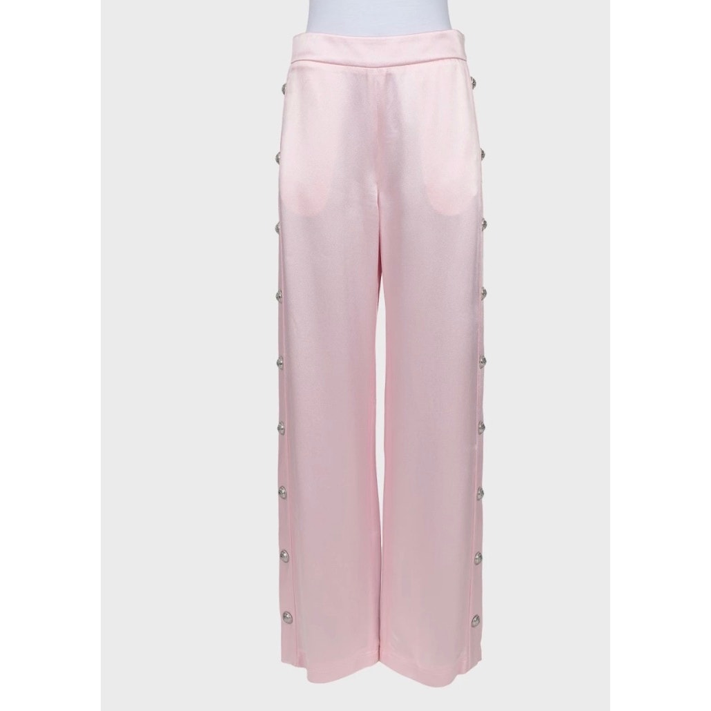 Balmain Pink Viscose  Blazer & Trousers  Suit  Sz.36 Pre-owned