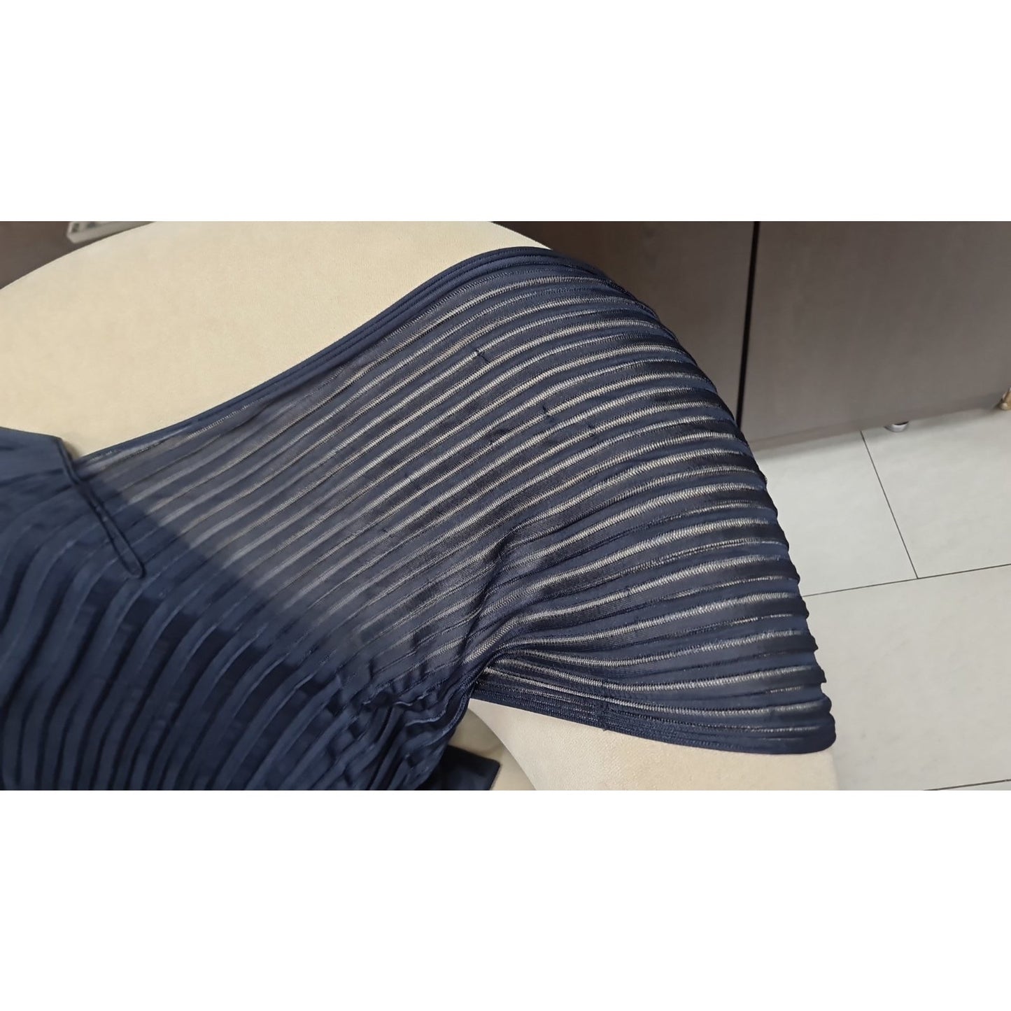 Chanel Black Sleeveless Waist Tie Dress  Sz. 38 Pre-owned