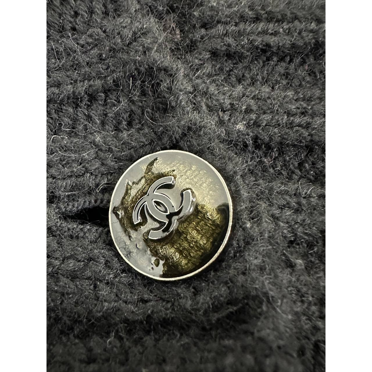 Chanel Wool-Blend Knit Vest, Size FR36 (XS-S) Pre-owned