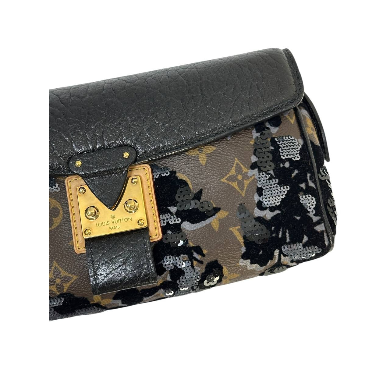 Louis Vuitton Limited Edition Fleur de Jais Clutch pre-owned