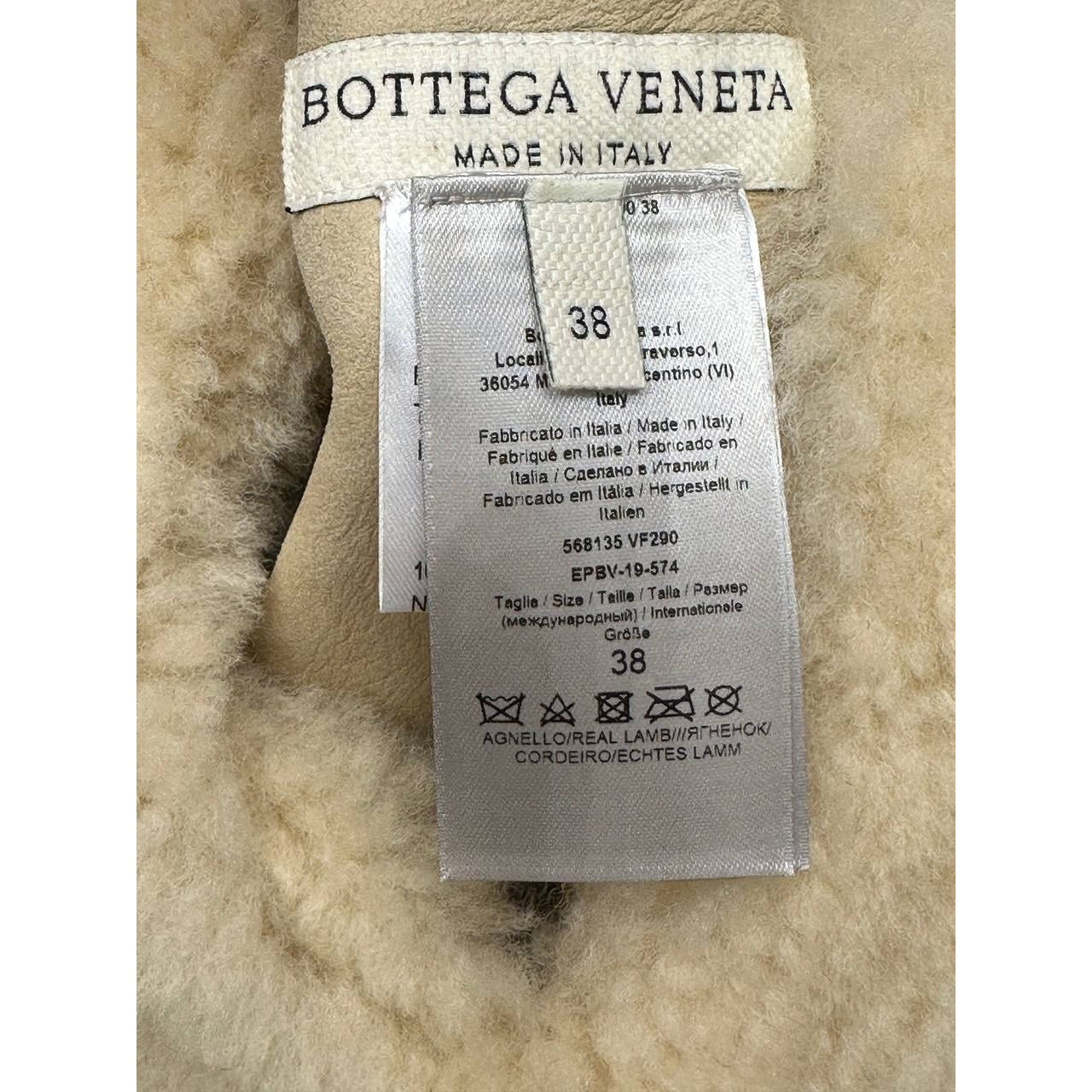 Bottega Veneta Luxurious 2-Way Shearling Jacket - Sz 38 Pre-owned