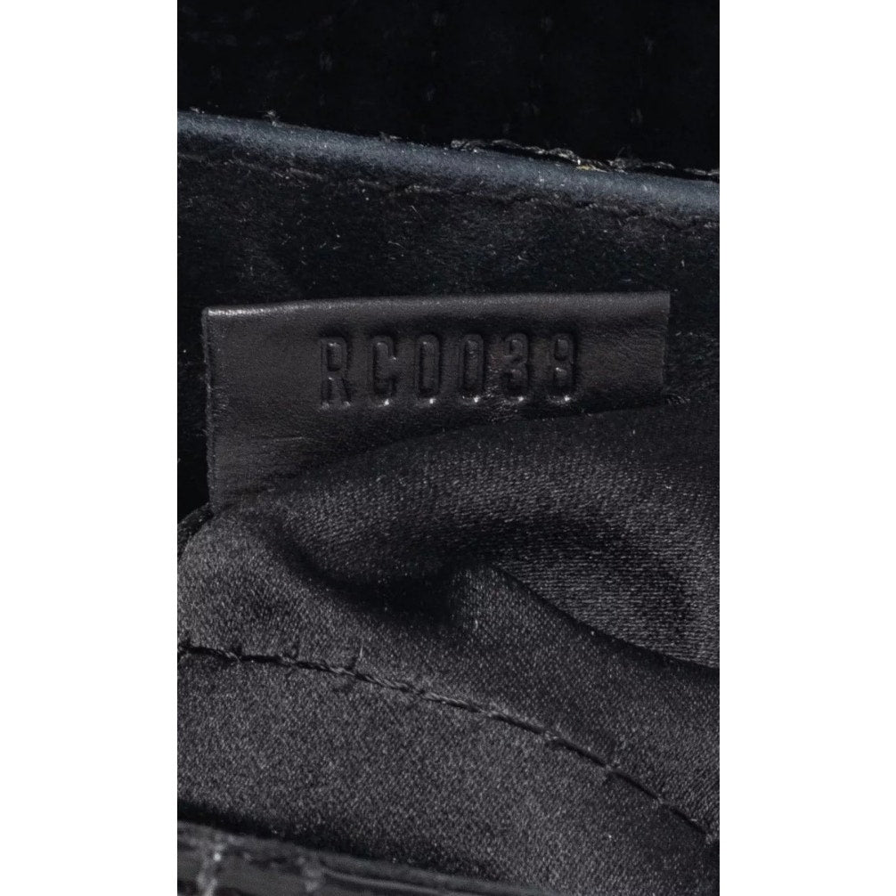 Louis Vuitton Motard Afterdark Black Suede Clutch Pre-owned
