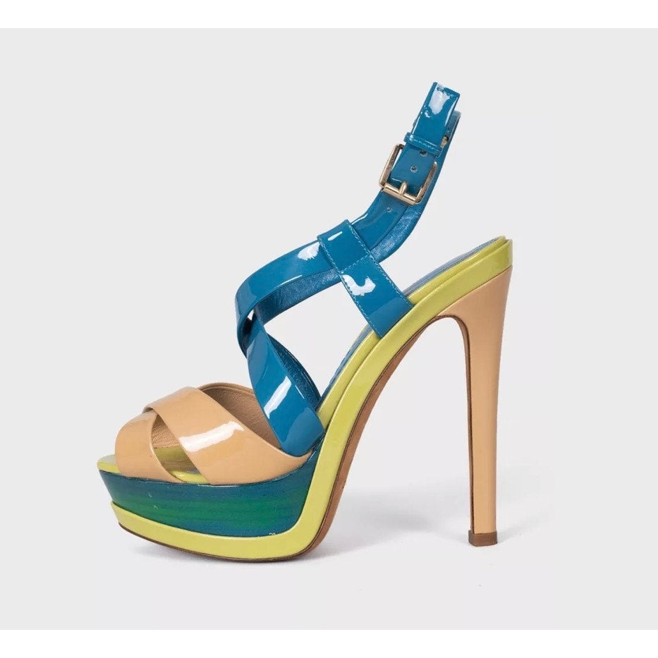 Christian Dior Leather Open-Toe High Heel Sandals - EU 36.5 Pre-owned
