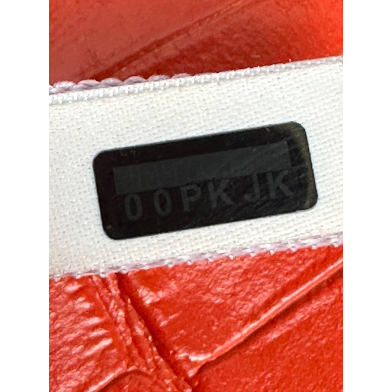 Jimmy Choo River Red Crocodile Embossed Leather Bag Pre-owned