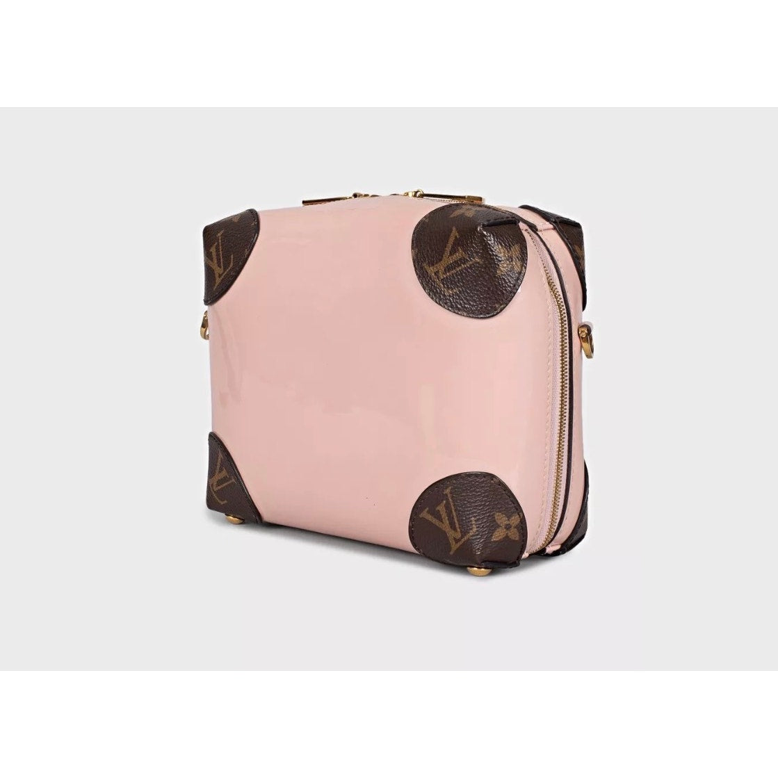 Louis Vuitton Miroir Venice Pink Leather Canvas Bag Pre-owned