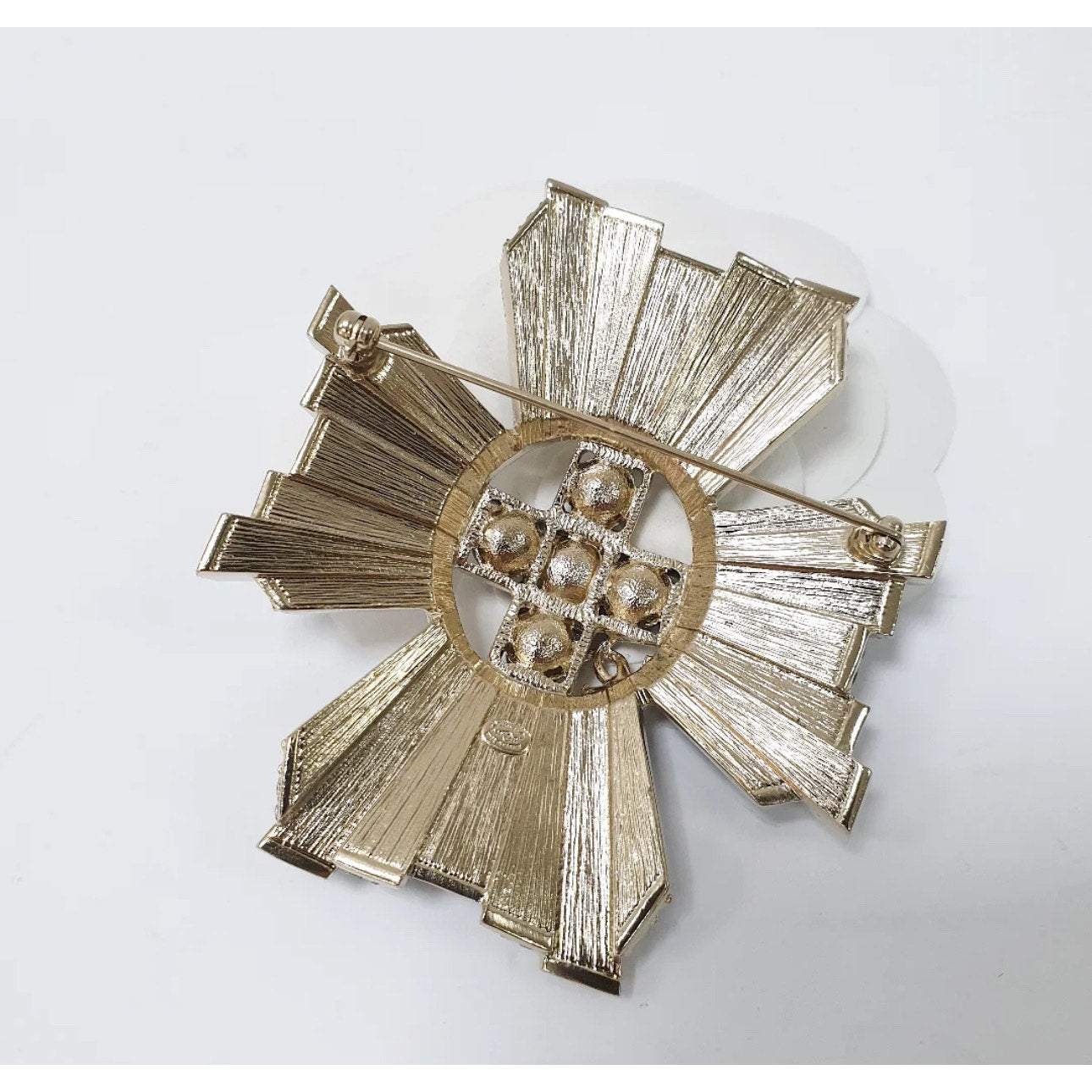 Chanel G20C Brooch Army Pin Cross Pre-owned