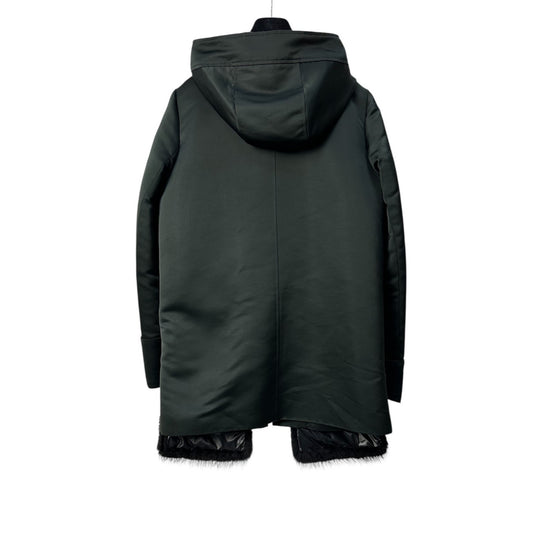 Vera Wang Pre-Fall 2014 Polyester Fur Pockets Coat Sz.40 Pre-owned