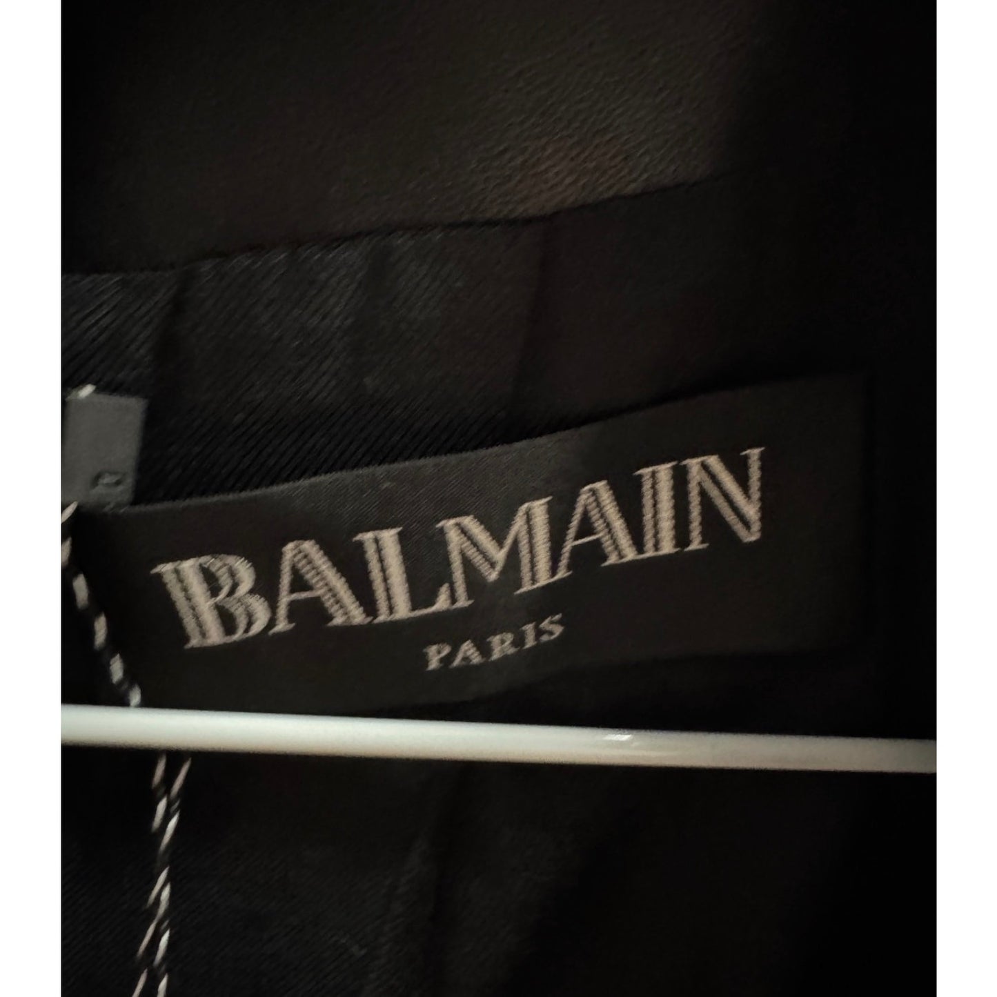 Balmain Luxurious Black Lamb Leather Jacket - Size FR34/XS Pre-owned