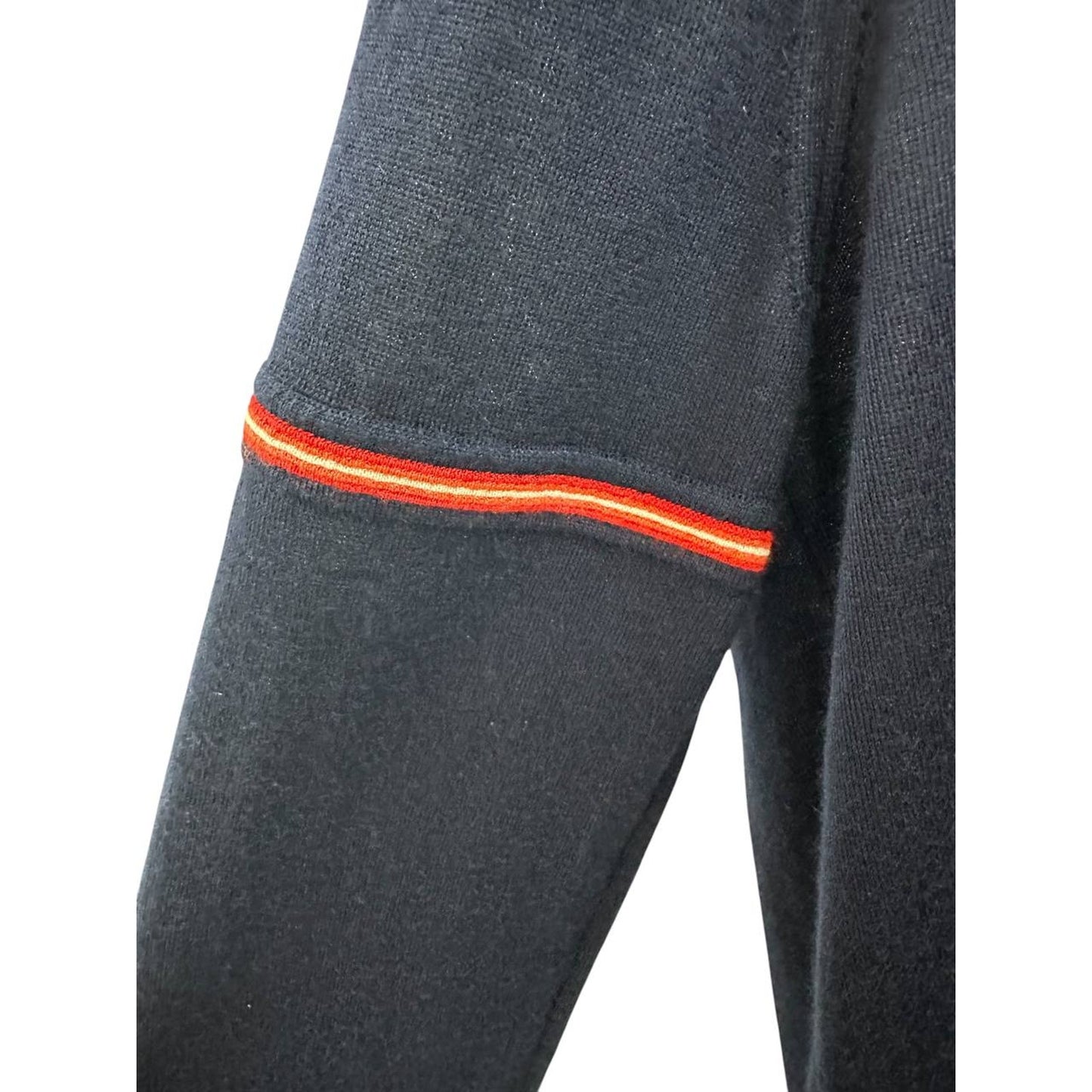 Chanel Navy Cashmere CC Logo Jumper Sz.40 pre-owned