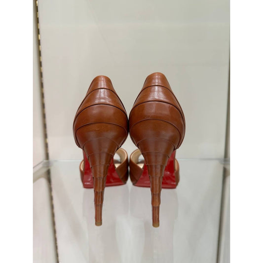 Christian Louboutin ARMADILLO 120 Leather Heels Sz.38 Pre-owned