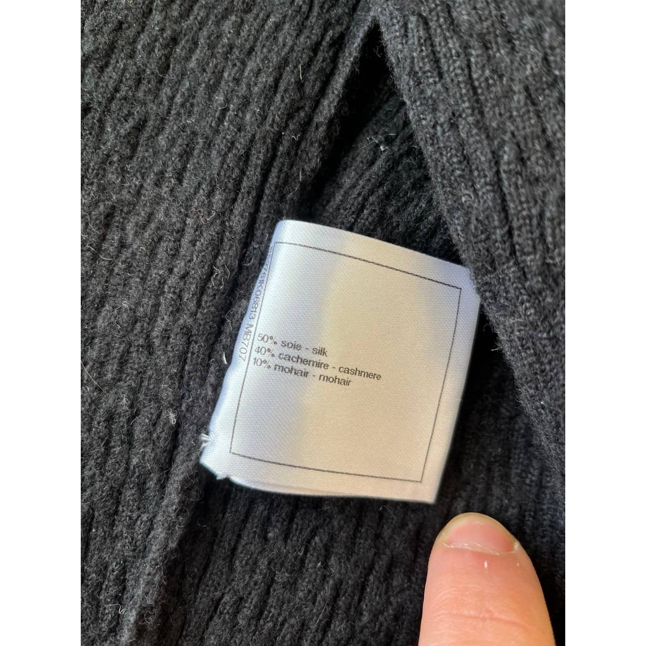 Chanel 2015 Black Silk Blend Dress - IT44 L Pre-owned