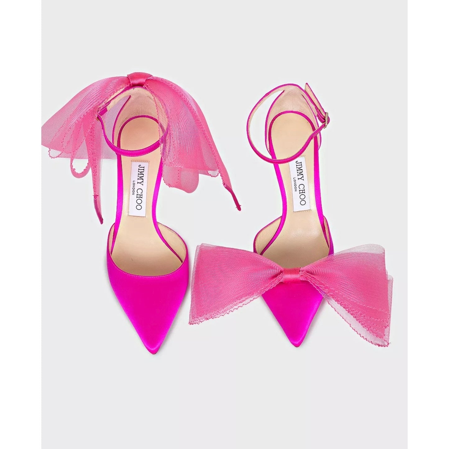 NWB Jimmy Choo Aveline 100 Pink Heels - Size 37 Pre-owned