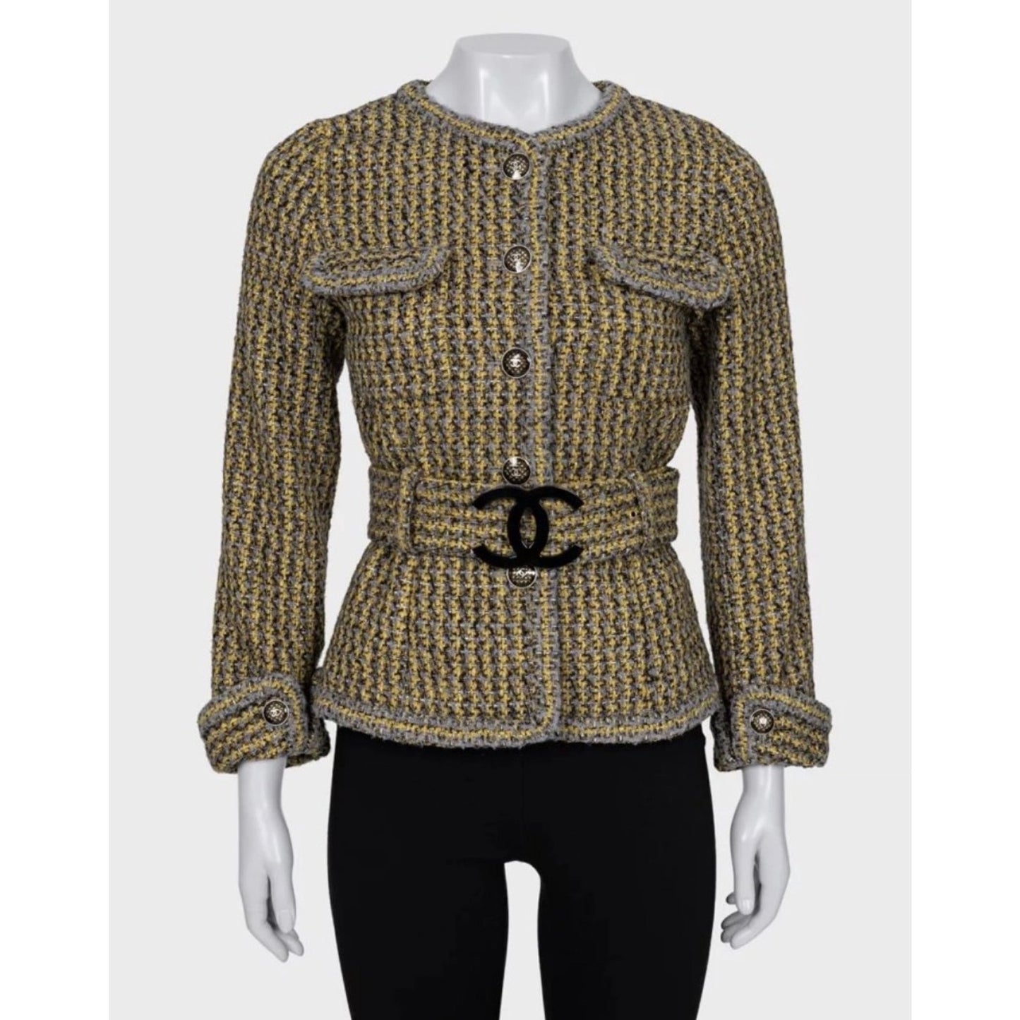 Chanel Multi-Color Single-Breasted Jacket FR44(Run for M) Pre-owned