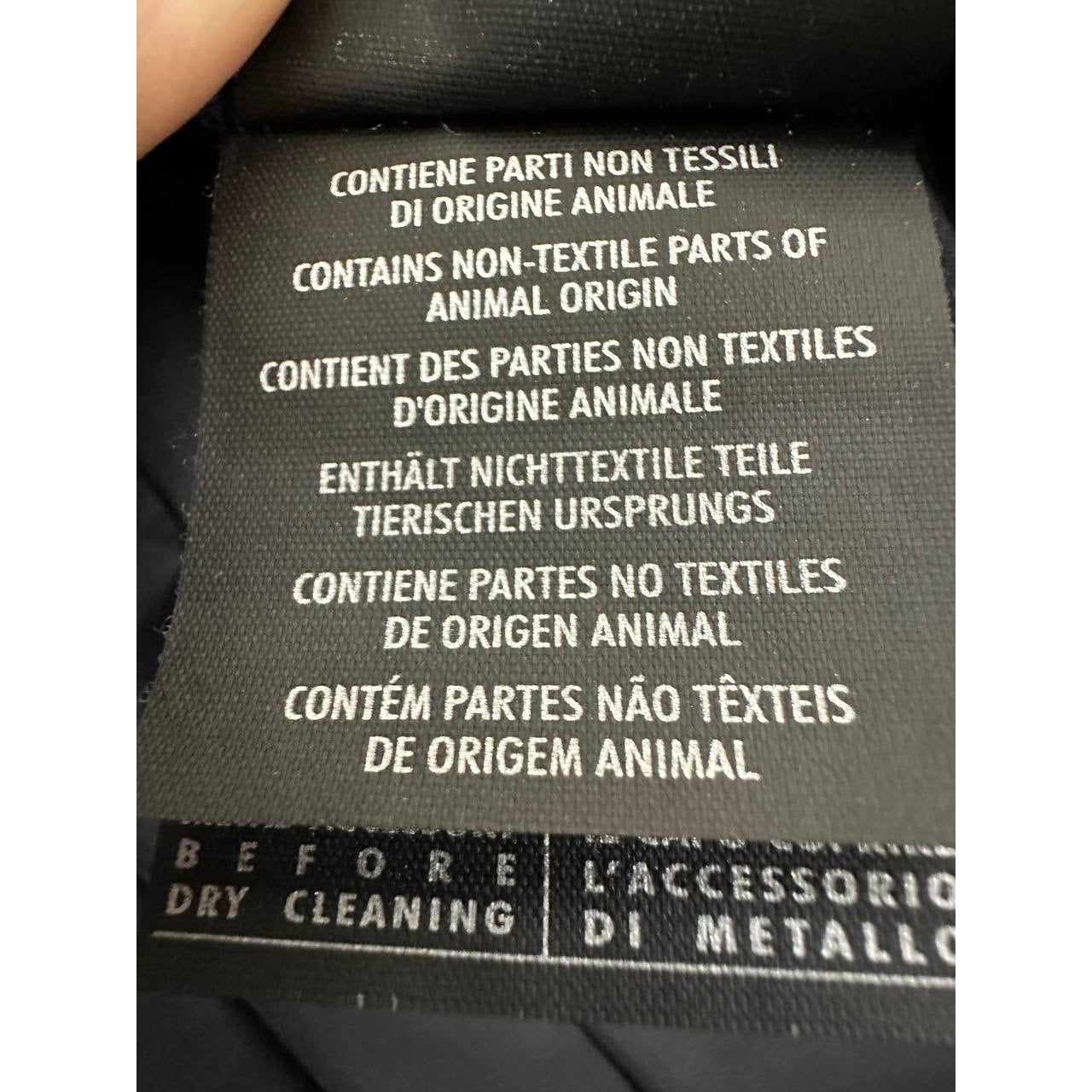 Salvatore Ferragamo Quilted Coat Leather Collar Sz.42 pre-owned