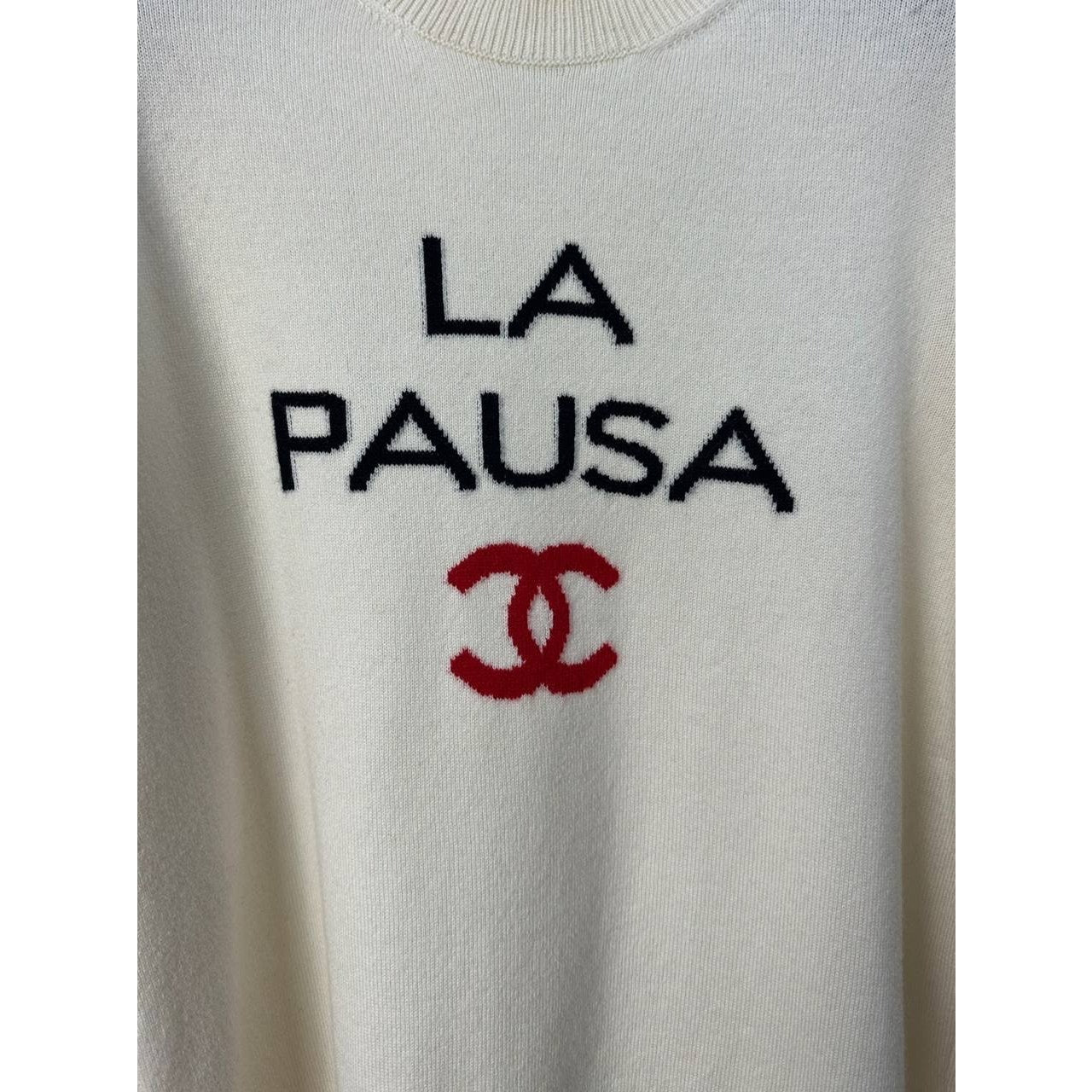 Chanel La Pausa Cashmere Sweater - Size 40 Pre-owned