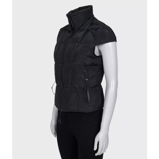 Saint Laurent Padded High-Neck Vest — Size FR36 / S