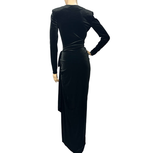 Alexandre Vauthier Velvet Wrap Dress Size 36 Pre-owned