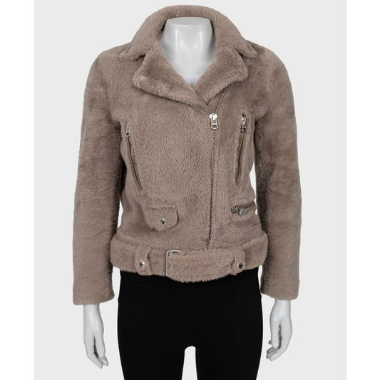 Acne Studios Brown Shearling Jacket - Size EU36 / S Pre-owned