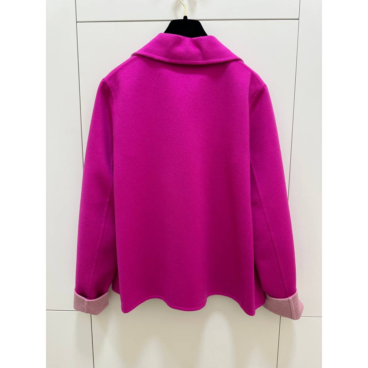 Christian Dior Vintage Fuchsia Cashmere Jacket Sz.38 Pre-owned