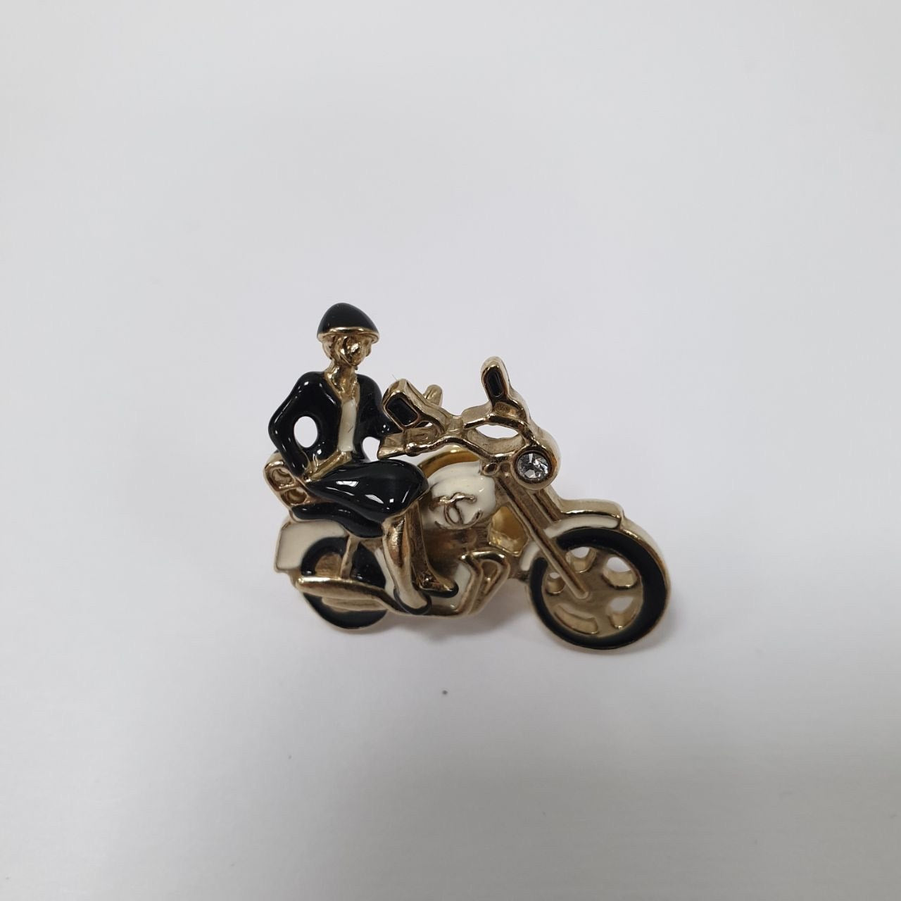 Chanel Coco Motorcycle Spring 2010 Collection Brooch  Pre-owned