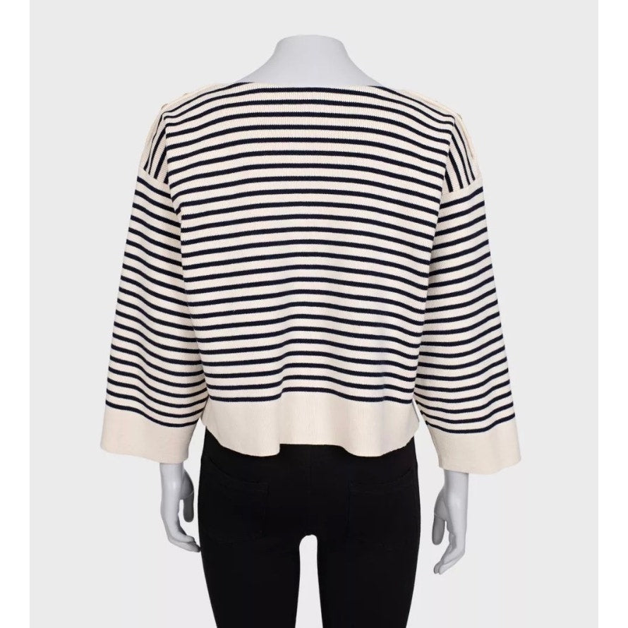Celine Striped Oversize Knit Jumper Sweater Size M Pre-owned