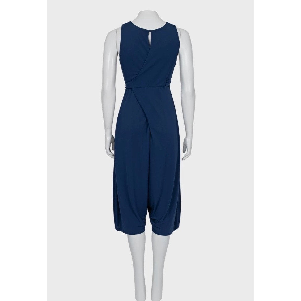 Saint Laurent Blue Tie-Waist Jumpsuit Sz. M/EU38 Pre-owned