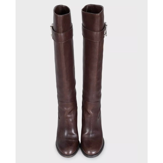 Louis Vuitton Brown Monogram Leather Boots EU 37 Pre-owned