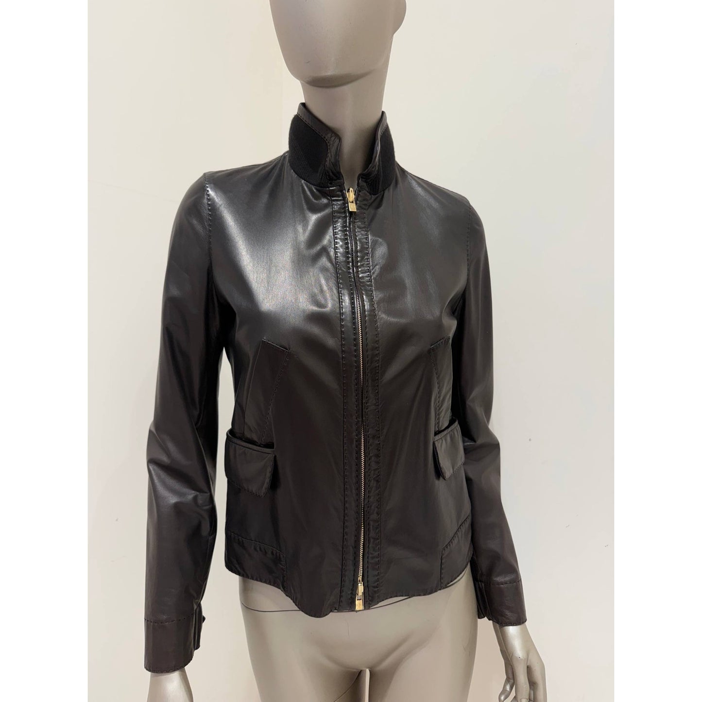 Loro Piana Reversible Brown/Black Jacket - IT 40 Pre-owned