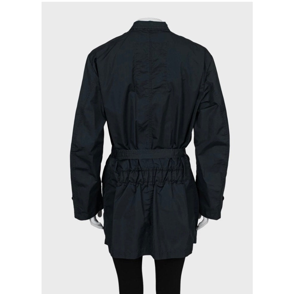 Vintage Saint Laurent Blue Trench Coat Sz.42 Pre-owned