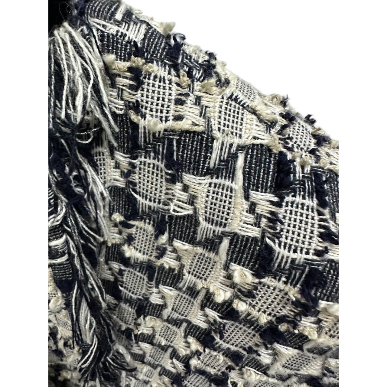 CHANEL 2018 Greece Sequin Tweed Oversized Coat - Size 40 Pre-owned