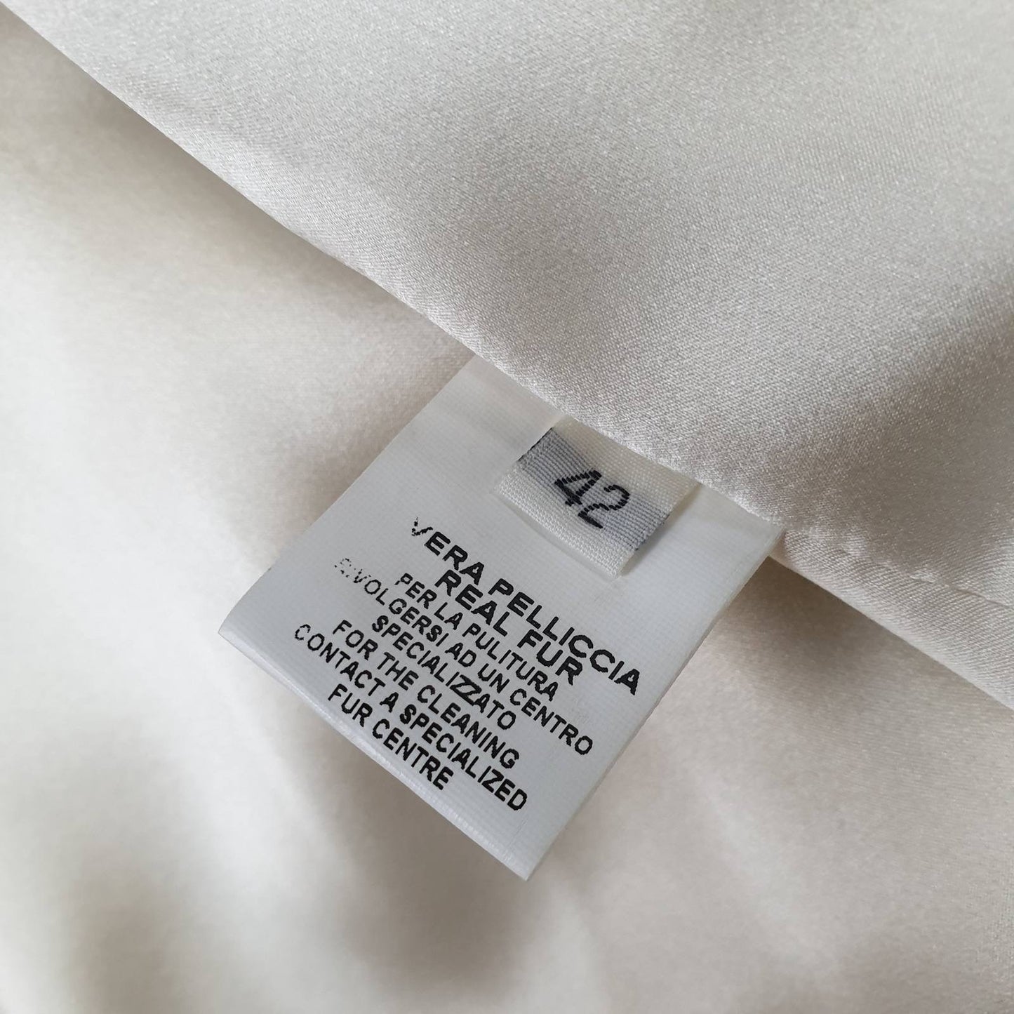 MATE 2017 Brown Mink Fur Coat with White Stars -Sz.42/ M Pre-owned