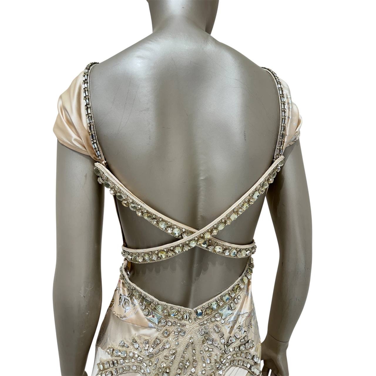 Roberto Cavalli Rare 2006 Runway Gown  Sz.IT40 Pre-owned