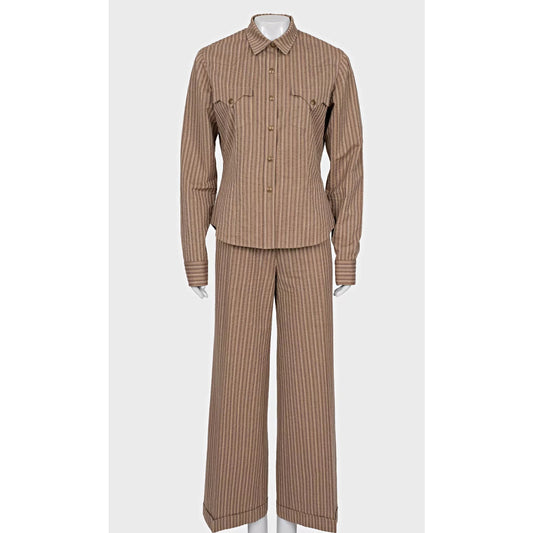 Christian Dior Striped Cotton Suit  Sz. FR44 / XXL Pre-owned