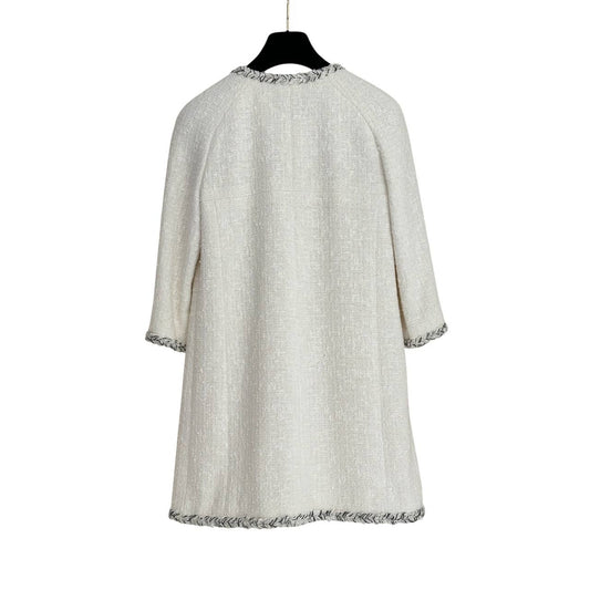 Chanel 2007 Tweed Jacket Coat - Size 36 Pre-owned