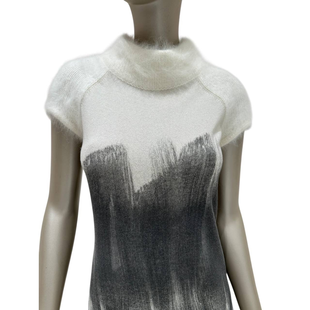 CHANEL Cashmere Angora 2010 Collection Dress Size 38 Pre-owned