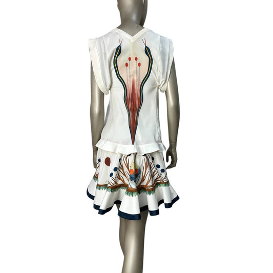 Chloe Silk Printed Dress Sz.36 Pre-owned