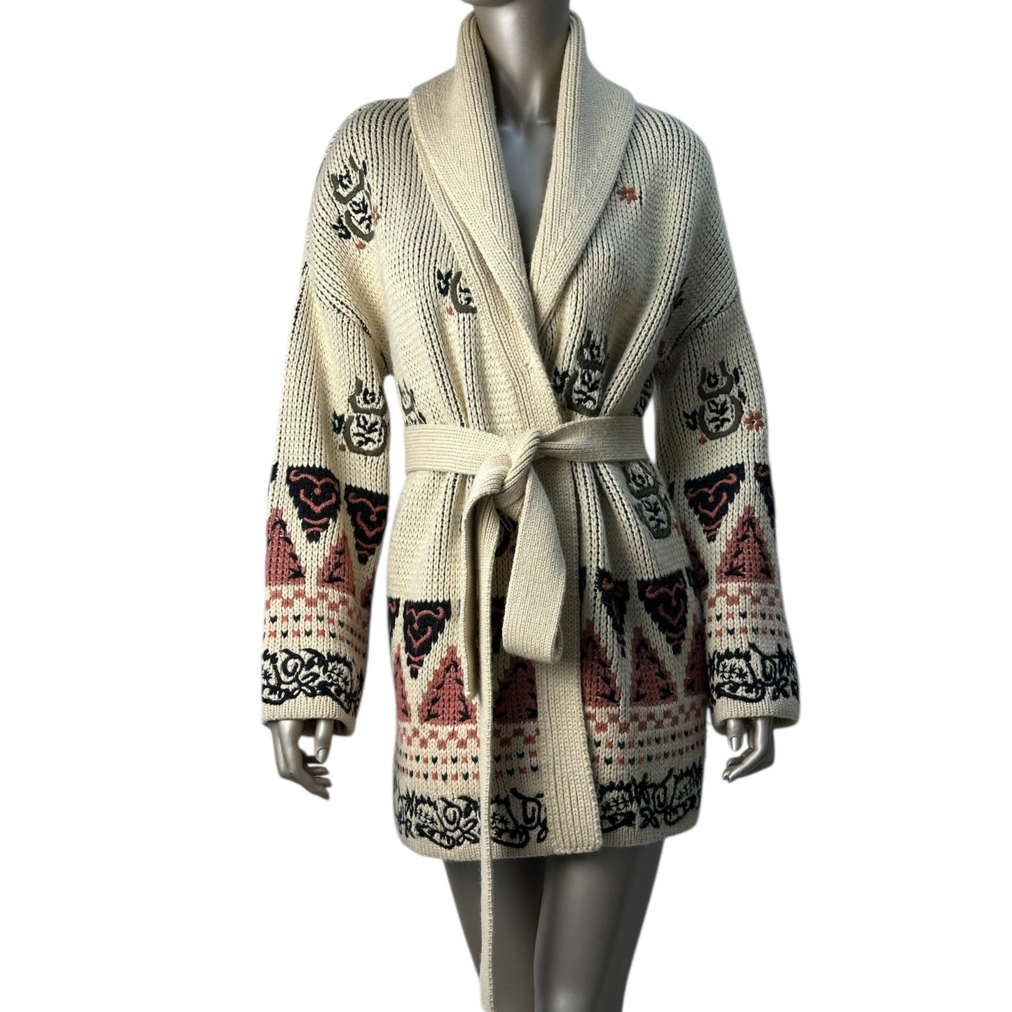 Christian Dior Pre Fall 2019 Cream Knit Cardigan Size S Pre-owned