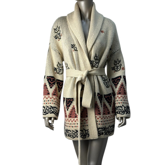 Christian Dior Pre Fall 2019 Cream Knit Cardigan Size S Pre-owned