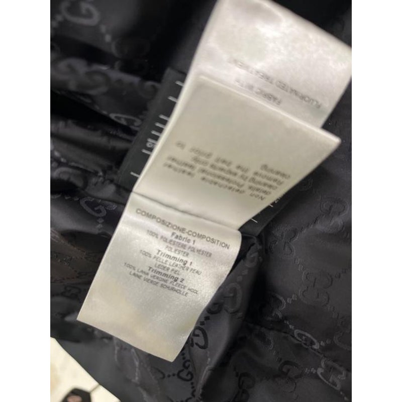 Gucci Black Fitted Jacket Sz.40 Pre-owned